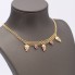 Collar para bebé racimos de uva de oro con circonitas