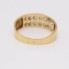 Anillo de oro con circonitas de segunda mano