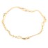 Pulsera alternada bismark de oro de segunda mano