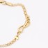 Pulsera alternada bismark de oro de segunda mano