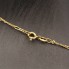 Cadena estilo cartier con colgantes de oro de segunda mano