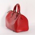 Bolso de mano LOUIS VUITTON Speedy 25 rojo