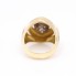 Anillo de oro con circonitas de segunda mano