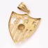 Colgante escudo Sevilla F.C de oro de segunda mano