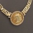 Collar estilo greco de oro de 14k de segunda mano