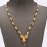 Collar filigranas de oro con esmalte de segunda mano