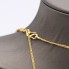 Collar filigranas de oro con esmalte de segunda mano