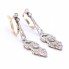 Pendientes  Art Decó Platino y Diamantes. Segunda mano