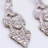 Pendientes  Art Decó Platino y Diamantes. Segunda mano