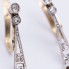 Pendientes  Art Decó Platino y Diamantes. Segunda mano