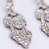 Pendientes  Art Decó Platino y Diamantes. Segunda mano