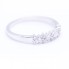 Bague en or blanc et diamants. Neuve