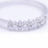 Bague en or blanc et diamants. Neuve