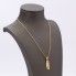 Cadena bilbao con cartucho egipcio de oro de segunda mano