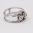 Bague ajourée en or d'occasion avec diamants