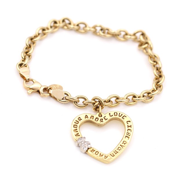 Pulsera TOUS SAN VALENTIN de oro con...