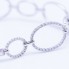 Bracelet en or blanc et diamants. Neuf