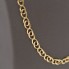 Cadena maciza ojo de lince de oro de segunda mano