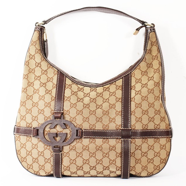 Bossa de mà Gucci Hobo Canvas GG