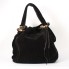 JIMMY CHOO Sac hobo Saba en daim noir