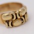 Anillo ancho de oro 18k de segunda mano