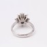 Bague rosace en or 18 carats d'occasion avec diamants