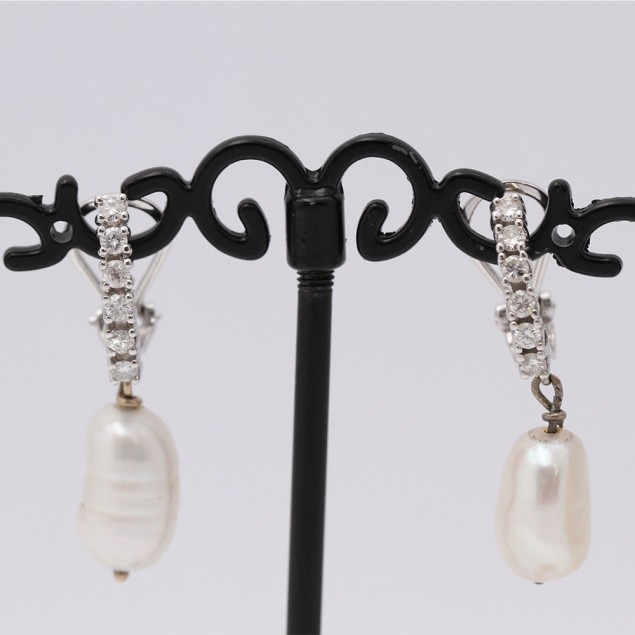 Boucles d'oreilles avec perles...