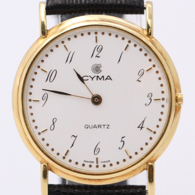 Reloj CYMA QUARTZ de oro 18k de...