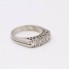 Anillo estilo vintage de oro 18k con diamantes segunda mano