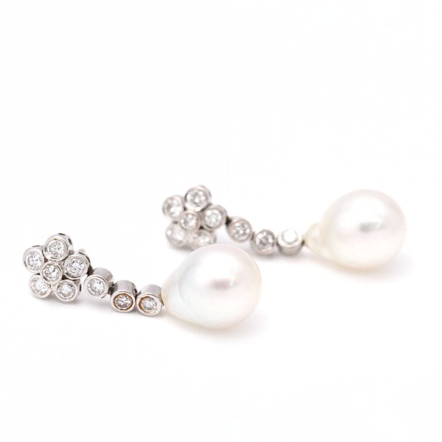 Boucles d'oreilles avec perles...