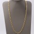 Cadena semi buida estil cartier d'or 18k de segona mà