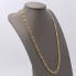 Cadena semi buida estil cartier d'or 18k de segona mà