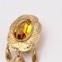 Pendientes pescados de oro 18k con circonitas segunda mano