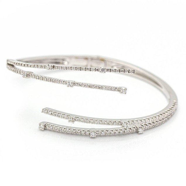 Bracelet RAY en or blanc et diamants....