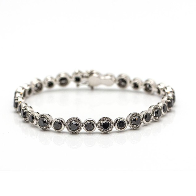 Bracelet NOIRE en or et diamants. Neuf