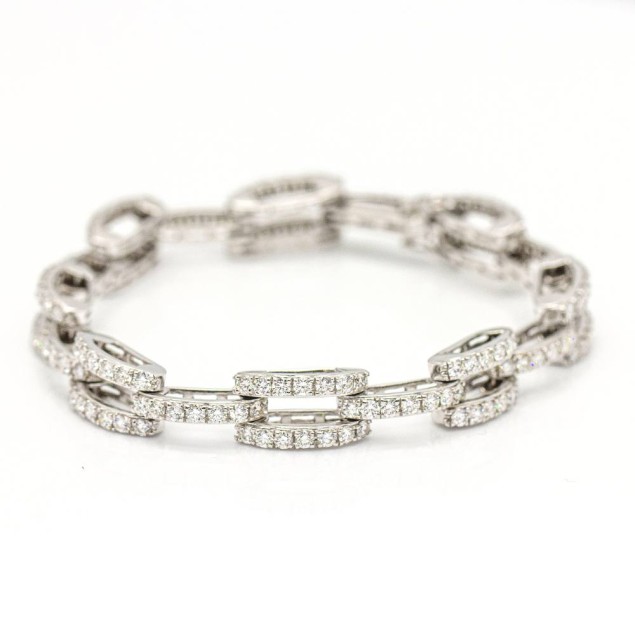 Bracelet CLASS en or et diamants. Neuf