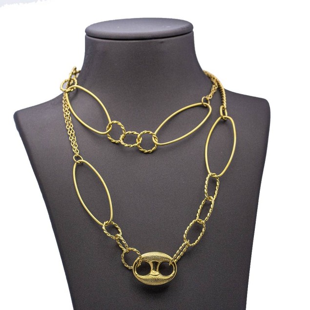 Collier CALAB en or jaune. Neuf