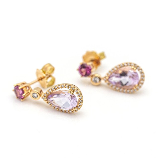 Boucles d'oreilles RODOLIT en or et...