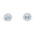 Boucles d'oreilles HALO en or et diamants. Neuves