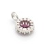 Pendentif en or, diamants et rhodolite. Neuf