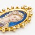 Médaille de la Vierge en émail avec diamants.  Neuve