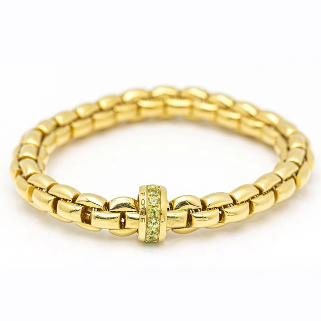 Bracelet élastique en or avec...
