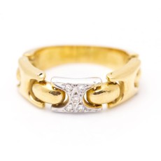 Anillo Articulado en Oro y Diamantes.2da mano. SÓLO 2 PLAZOS