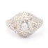 Bague Belle Époque 1920 avec diamants. Seconde main