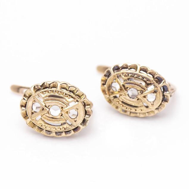 Pendientes Vintage 20 en Oro...