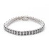 Bracelet NUIT en diamants et or blanc. Neuf