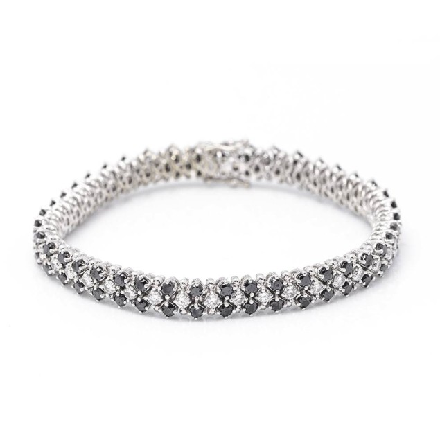 Bracelet NUIT en diamants et or...