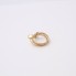 Anillo semanario de oro 18k de segunda mano