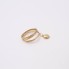 Anillo semanario de oro 18k de segunda mano