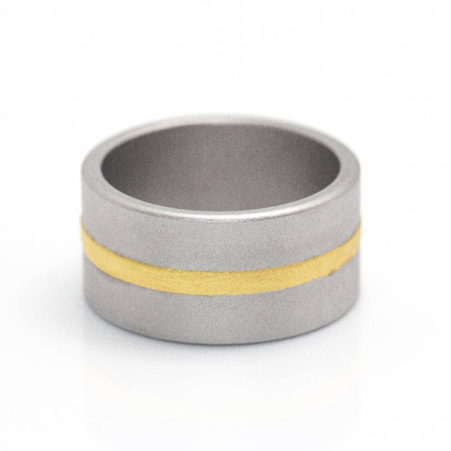 Bague NIESSING FUSION en or jaune et...